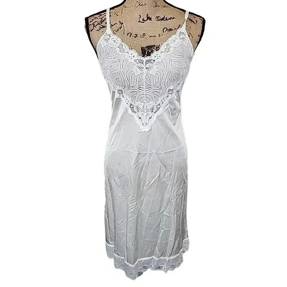 Warner's Other - Vintage Warners White Chemise Nightie Slip Dress Medium